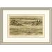 East Urban Home 'Grand Canyon - Views Looking East & South From Mt. Trumbull, 1882' Framed Print Paper in Green | 21 H x 30 W x 1.5 D in | Wayfair