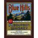 East Urban Home 'Blue Hills Bourbon Whiskey' Framed Graphic Art Print Paper in Blue/Green | 18 H x 14 W x 1 D in | Wayfair EASN7789 39525169