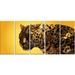 Design Art Metal 'Spotted You' 5 Piece Graphic Art Set Metal in Brown/Yellow | 28 H x 60 W x 1 D in | Wayfair MT2331-401