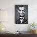 East Urban Home Vintage Celebrity Sunday Series: Abraham Lincoln Memorabilia on Wrapped Canvas in Black/Gray/White | 26 H x 18 W x 1.5 D in | Wayfair