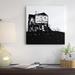 East Urban Home House Painting on Wrapped Canvas Canvas, Cotton in Black/White | 12 H x 12 W x 1.5 D in | Wayfair ESRB6271 34385037