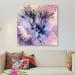 East Urban Home Spring Star Burst by Laura Mae Dooris - Wrapped Canvas Graphic Art Print Canvas in Gray/Pink | 12 H x 12 W x 1.5 D in | Wayfair
