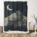 East Urban Home 71" x 74" Shower Curtain, Winter Finds The Wolf by ND Tank Polyester in Gray | 71 H x 74 W in | Wayfair ETHH3171 45500224