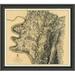 East Urban Home 'Civil War Map - Antietam; 1869' Framed Print Plastic in Gray | 18 H x 34 W x 1.5 D in | Wayfair EUAH2708 39636230