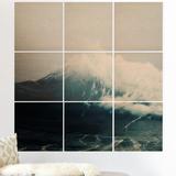 East Urban Home 'Sea Wave' Photographic Print Multi-Piece Image on Wood in White | 36 H x 36 W x 0.5 D in | Wayfair EUHH5142 37907188