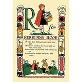 Buyenlarge R for Red Riding Hood by Tony Sarge Vintage Advertisement Paper in Green | 36 H x 24 W x 1.5 D in | Wayfair 0-587-07438-8C2436