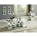 Everly Quinn Matthieu 2 Piece Coffee Table Set Mirrored/Glass, Crystal in Brown/Gray | 18 H x 48 W in | Wayfair C879724F22FA4C148412C5E0B2C9E9FD