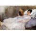 Buyenlarge 'Madame Hubard' by Berthe Morisot Painting Print in Brown/Gray/Indigo | 44 H x 66 W x 1.5 D in | Wayfair 0-587-25260-xC4466