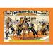 Buyenlarge 'A Troupe of Champion Great Danes' Vintage Advertisement in Brown/Orange | 20 H x 30 W x 1.5 D in | Wayfair 0-587-00443-6C2030