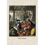 Buyenlarge 'Sieve Maker' by J. A. C. Lohr Painting Print in Brown/Gray/Green | 36 H x 24 W x 1.5 D in | Wayfair 0-587-05323-2C2436