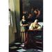 Buyenlarge 'Woman w/ Messenger' by Johannes Vermeer Painting Print | 66 H x 44 W x 1.5 D in | Wayfair 0-587-26355-5C4466