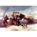 Buyenlarge 'The Snowstorm' by Francisco Goya Painting Print in Brown | 20 H x 30 W x 1.5 D in | Wayfair 0-587-26417-9C2030