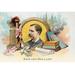 Buyenlarge 'Edward Bellamy' by Sweet Home Family Soap Painting Print in Brown/Pink/Yellow | 20 H x 30 W x 1.5 D in | Wayfair 0-587-26738-0C2030