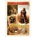 Buyenlarge 'Thos W. Keene as Macbeth' by W.J. Morgan & Co. Vintage Advertisement in Brown | 30 H x 20 W x 1.5 D in | Wayfair 0-587-19764-1C2030