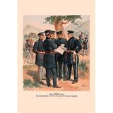Buyenlarge Major General, Staff & Line Officers #1 by H.A. Ogden Painting Print in Green | 42 H x 28 W x 1.5 D in | Wayfair 0-587-05578-2C2842