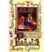 Buyenlarge Nativity of Christ - Graphic Art Print in Blue/Brown/Green | 36 H x 24 W in | Wayfair 0-587-29023-4C2436