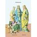 Buyenlarge German Cleric & Princesses, 13th Century by Richard Brown Painting Print in Brown/Green/Yellow | 66 H x 44 W x 1.5 D in | Wayfair