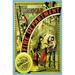 Buyenlarge 'American Fire Department' Vintage Advertisement Paper in Green/Orange/Yellow | 30 H x 20 W x 1.5 D in | Wayfair 0-587-21983-1C2030