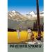 Buyenlarge Palace Hotel St. Moritz by Emil Cardinaux Vintage Advertisement in Brown/Yellow | 66 H x 44 W x 1.5 D in | Wayfair 0-587-00896-2C4466