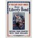 Buyenlarge Defend Your Country w/ Your Dollars Framed Vintage Advertisement in Blue/Red | 42 H x 28 W x 1.5 D in | Wayfair 0-587-08836-2C2842