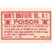 Buyenlarge Haine's Qualitative Solution, N.F. - Poison - Textual Art Print in Red | 66 H x 44 W in | Wayfair 0-587-26531-0C4466