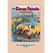 Buyenlarge The Circus Parade: March & Two Step by Edward Taylor Paull Vintage Advertisement in Blue/Red/Yellow | 42 H x 28 W x 1.5 D in | Wayfair