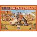 Buyenlarge Irish Pig Tail Tobacco Vintage Advertisement in Brown/Green/Orange | 44 H x 66 W x 1.5 D in | Wayfair 0-587-04679-1C4466