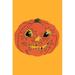 Buyenlarge 'Jack-O-Lantern' Painting Print Paper in Orange | 42 H x 28 W x 1.5 D in | Wayfair 0-587-32622-0C2842