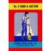 Buyenlarge 'No. 9 Corn & Rattan Broom Label' Vintage Advertisement in Blue/Red/Yellow | 42 H x 28 W x 1.5 D in | Wayfair 0-587-23077-0C2842