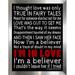 Picture Perfect International "I'm in Love" Framed Textual Art Plastic/Acrylic in Black/Gray | 25.5 H x 19.5 W x 1 D in | Wayfair 704-3122-1824