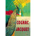 Buyenlarge Cognac Jacquet - Bouchet Unframed Vintage Advertisement in Green/Red/Yellow | 42 H x 28 W x 1.5 D in | Wayfair 0-587-01466-0C4466