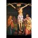 Buyenlarge 'Crucifixion' - Painting Print in White | 36 H x 24 W x 1.5 D in | Wayfair 0-587-28992-9C2436