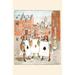 Buyenlarge 'A Horn Call & Hue & Cry Was Issued By The Cards of Court' by Randolph Caldecott Painting Print in White | 36 H x 24 W x 1.5 D in | Wayfair