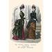 Buyenlarge 'Newest French Fashions 1884' by Warren Painting Print in White | 36 H x 24 W x 1.5 D in | Wayfair 0-587-31219-xC2436