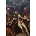 Buyenlarge 'Entombment of Christ' by Moretto Da Brescia Painting Print in Brown | 42 H x 28 W x 1.5 D in | Wayfair 0-587-60311-LC2842
