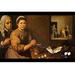 Buyenlarge 'Kitchen Scene w/ Christ' by Diego Velasquez Painting Print in White | 24 H x 36 W x 1.5 D in | Wayfair 0-587-29007-2C2436