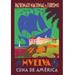 Buyenlarge Huelva by Romero Diaz Jara Vintage Advertisement in Blue/Brown/Green | 66 H x 44 W x 1.5 D in | Wayfair 0-587-01245-5C4466