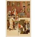 Buyenlarge School For Scandal: Portrait Gallery by Lucius Rossi Framed Painting Print in Gray | 42 H x 28 W x 1.5 D in | Wayfair 0-587-08944-xC2842