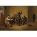 Buyenlarge Bar Room Scene by William Sydney Mount Painting Print in White | 24 H x 36 W x 1.5 D in | Wayfair 0-587-60614-LC2436