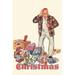 Buyenlarge 'Christmas Gifts' by Bradley Painting Print in Red | 42 H x 24 W x 1.5 D in | Wayfair 0-587-33540-8C2842