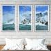 Picture Perfect International "Niagara Falls" - 3 Piece Picture Frame Photograph Print Set on /Acrylic in Blue/White | Wayfair 704-2629-1632