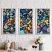 Picture Perfect International Water Stones 2 - 3 Piece Picture Frame Photograph Print Set on Acrylic in Blue | 25.5 H x 40.5 W x 1 D in | Wayfair