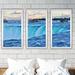Picture Perfect International "Fallin" - 3 Piece Picture Frame Photograph Print Set on /Acrylic in Blue/Green/White | Wayfair 704-2628-1224