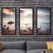 Picture Perfect International Beautiful Cloudscape Over the Sea 2 - 3 Piece Picture Frame Photograph Print Set on Acrylic | Wayfair 704-4392-1224