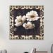 Fleur De Lis Living 'Tricoastal Black & White Poppies II' Graphic Art Print on Wrapped Canvas in Black/White | 18 H x 18 W x 1.5 D in | Wayfair