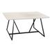 Safco Products Company Oasis Sitting Height Teaming Writing Desk Wood/Metal in Black | 29.25 H x 60 W x 43.5 D in | Wayfair 3019WW