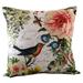 Golden Hill Studio Bird Floral Throw Pillow Cover Polyester | 18 H x 18 W in | Wayfair PL8012BT