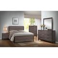 Gracie Oaks Colindale Wood 5 Drawer Chest Wood in Brown/Gray | 48 H x 34 W x 15.62 D in | Wayfair GRCS3211 45103219