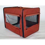 Go Pet Club Soft Sided Indoor/Outdoor Pet Crate Metal in Brown | 32 H x 28 W x 43 D in | Wayfair AB43