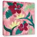 Harriet Bee Hartwell Jungle Jive III - Graphic Art on Canvas in White | 36 H x 36 W x 2 D in | Wayfair HBEE4743 41562381